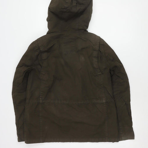 Gap Men's Green S Overcoat Hooded Casual Jacket