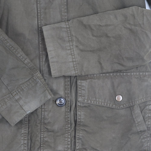 Gap Men's Green S Overcoat Hooded Casual Jacket