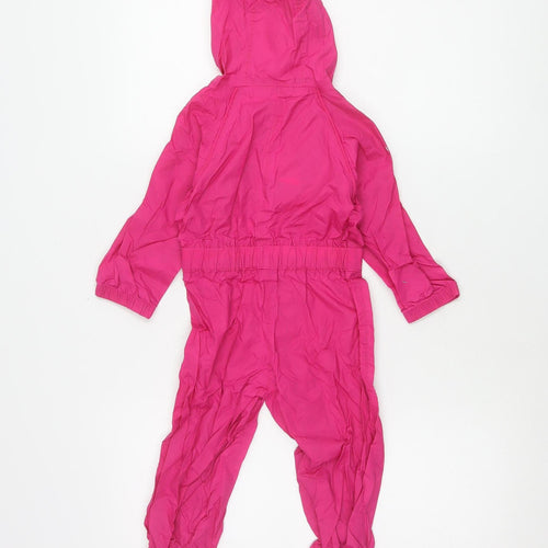 Trespass Girls Pink Snowsuit, Size 18-24 Months, Waterproof
