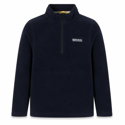 Regatta Boys Blue Fleece Sweatshirt, Size 13 Years, 1/4 Zip