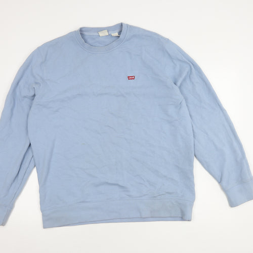 Levi's Men's Blue Crew Neck Sweatshirt L