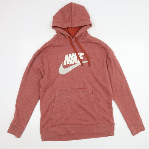 Nike Men's Red Pullover Hoodie Size M