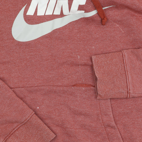 Nike Men's Red Pullover Hoodie Size M