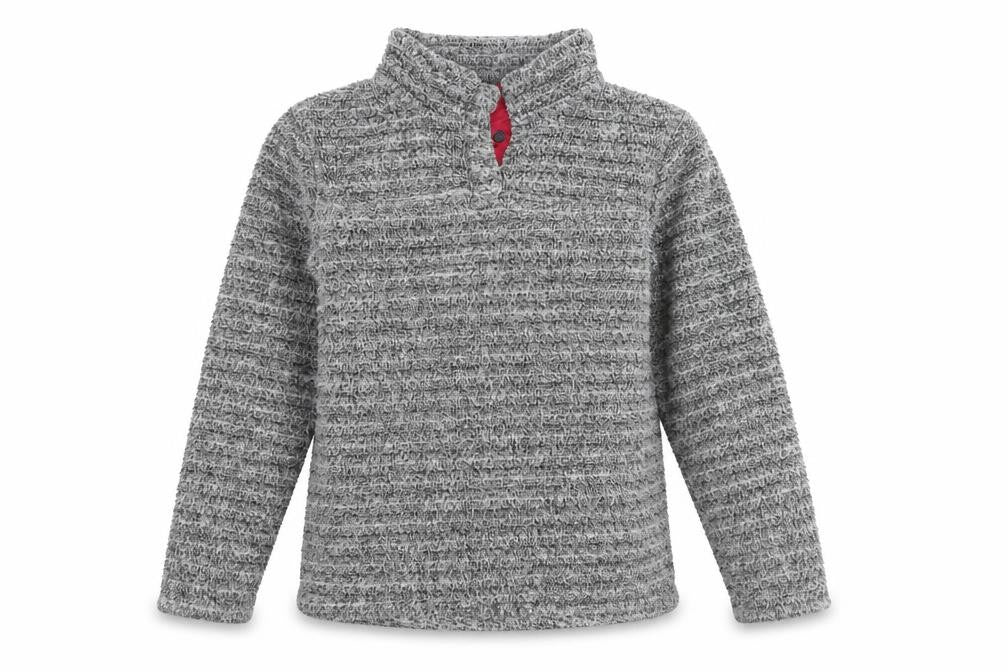 Front view of Peter Storm Grey Women's Boucle Sweatshirt, size 12