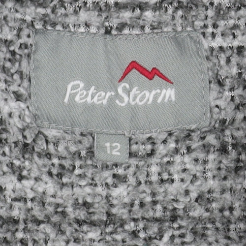 Peter Storm Grey Women's Boucle Sweatshirt, Size 12