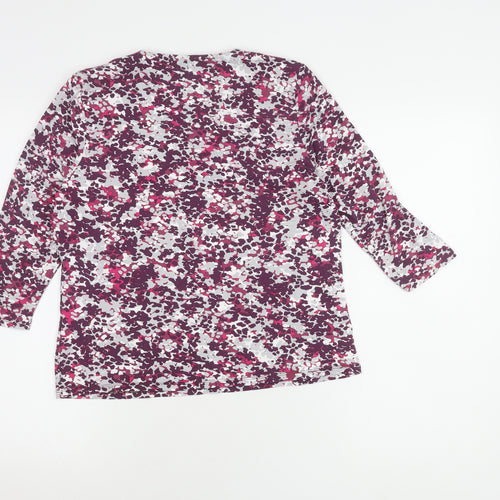 Eastex Women's Multicoloured Floral Blouse Size 10