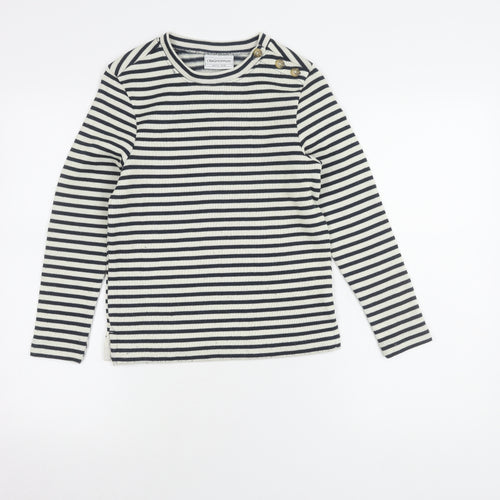 Craghoppers Girls Blue Striped Pullover Jumper, 9-10 Years