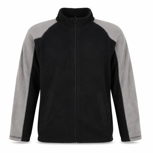 Mountain Warehouse Boys Black Fleece Jacket 13Y, Full Zip