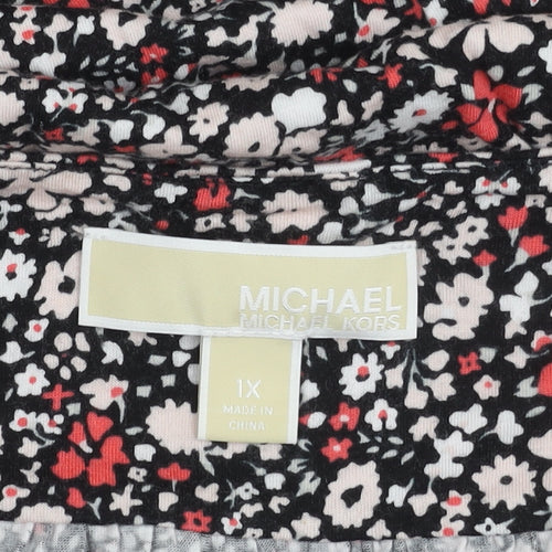 Michael Kors Women's Multicoloured 2XL Tunic Blouse