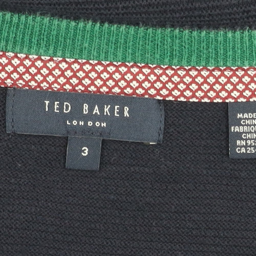 Ted Baker Men's Blue Crew Neck Pullover Jumper M