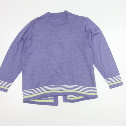 Honor Millburn Women's Purple Cardigan Size 14