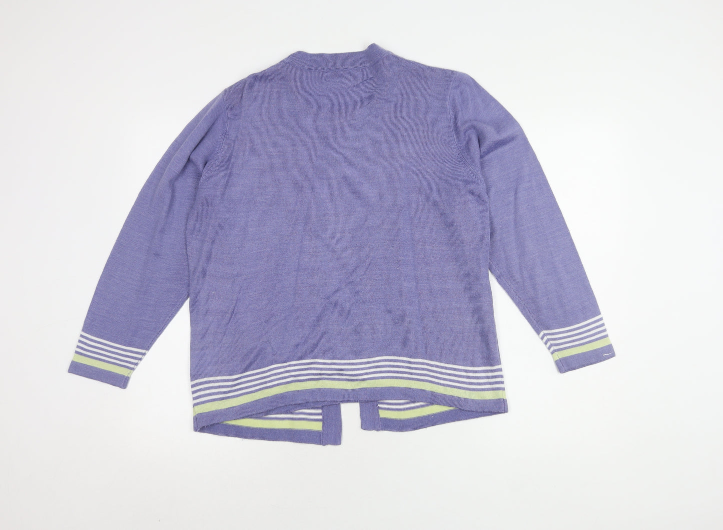 Honor Millburn Women's Purple Cardigan Size 14