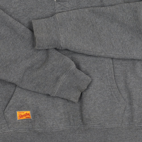 Superdry Women's Grey Collared Jumper Size 10