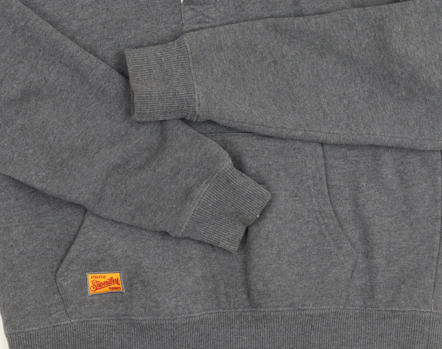 Superdry Women's Grey Collared Jumper Size 10