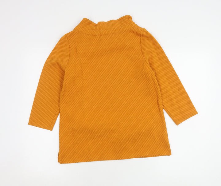Laura Ashley Women's Orange Tunic Top Size 10