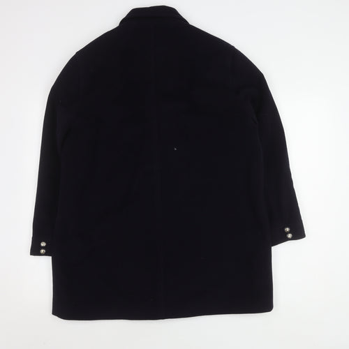 Viyella Women's Black Wool Blend Petite Coat
