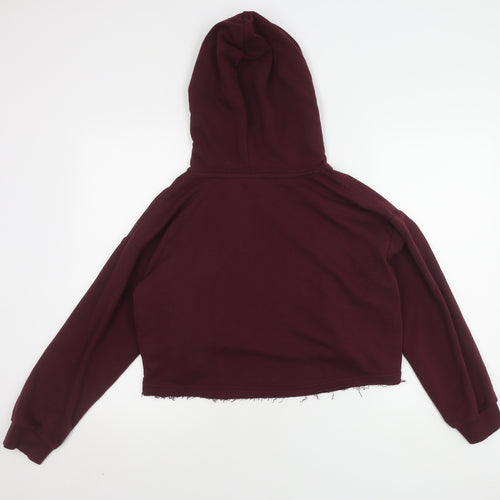 Puma Women's Red Pullover Hoodie, Size 10, Sporty Style