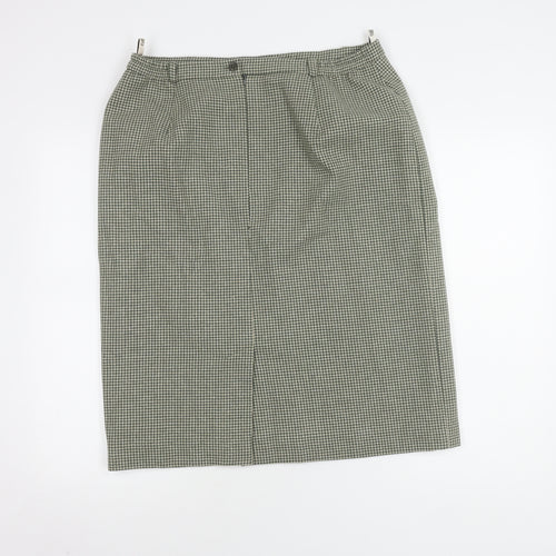 Eastex Women's Grey Midi Pencil Skirt Size 16