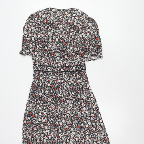 Hush Women's Multicoloured Floral A-Line Dress Size 8