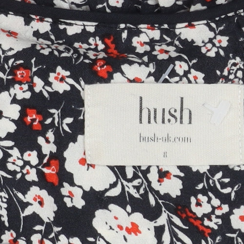 Hush Women's Multicoloured Floral A-Line Dress Size 8
