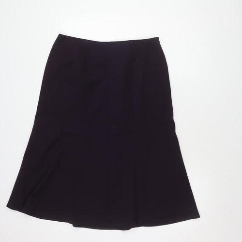 Eastex Women's Purple Knee Length Pencil Skirt Size 14