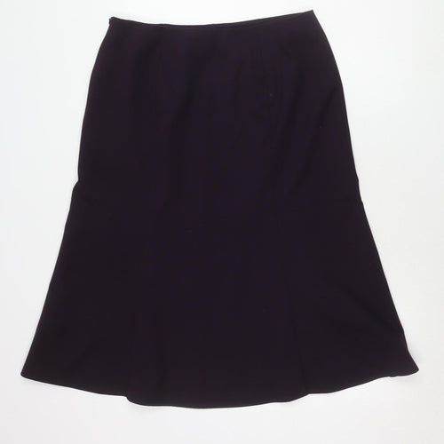 Eastex Women's Purple Knee Length Pencil Skirt Size 14