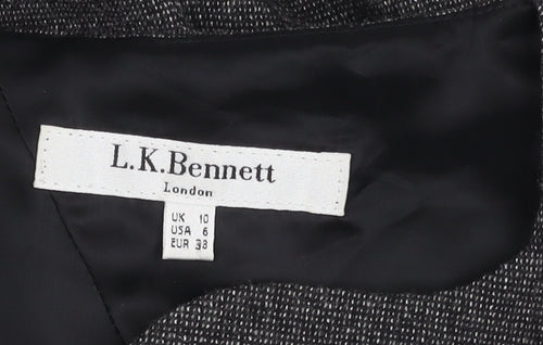 L.K. Bennett Women's Grey Pencil Dress, Size 10