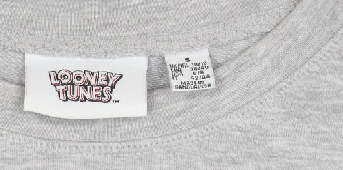 Looney Tunes Women's Grey Pullover Sweatshirt Size S