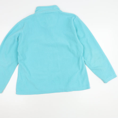 Regatta Women's Blue Fleece Sweatshirt Size 12