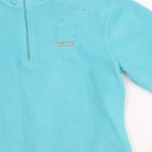 Regatta Women's Blue Fleece Sweatshirt Size 12