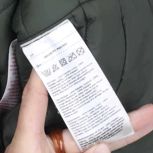 Regatta Boys' Green Parka Coat, Hooded, Size 11-12 Years