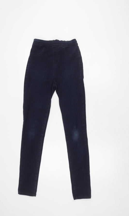 Front view of White Stuff Women's Blue Jegging, size 8R, Denim