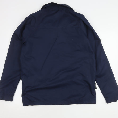 Mountain Essentials Men's Blue Jacket - S, Mid-Length, Outdoor