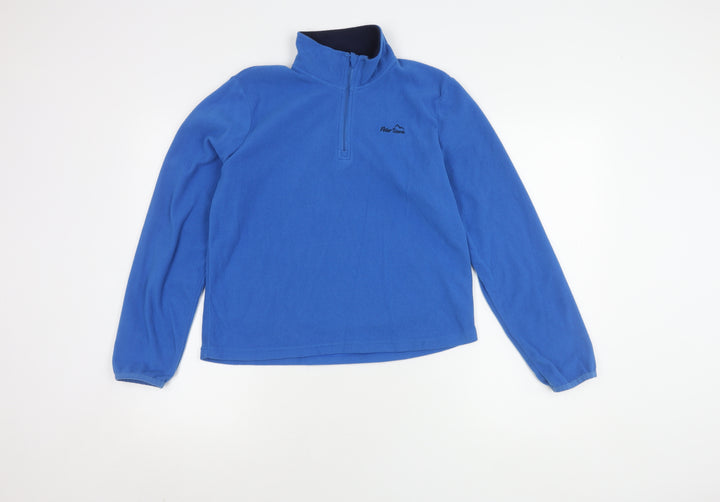 Peter Storm Boys Blue Fleece Sweatshirt Size 13-14