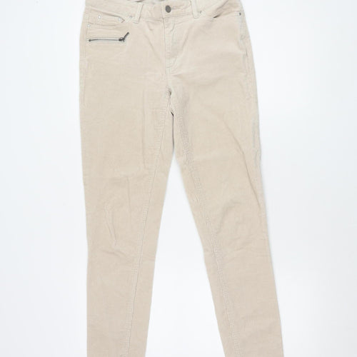 Long Tall Sally Women's Beige Straight Trousers Size 10