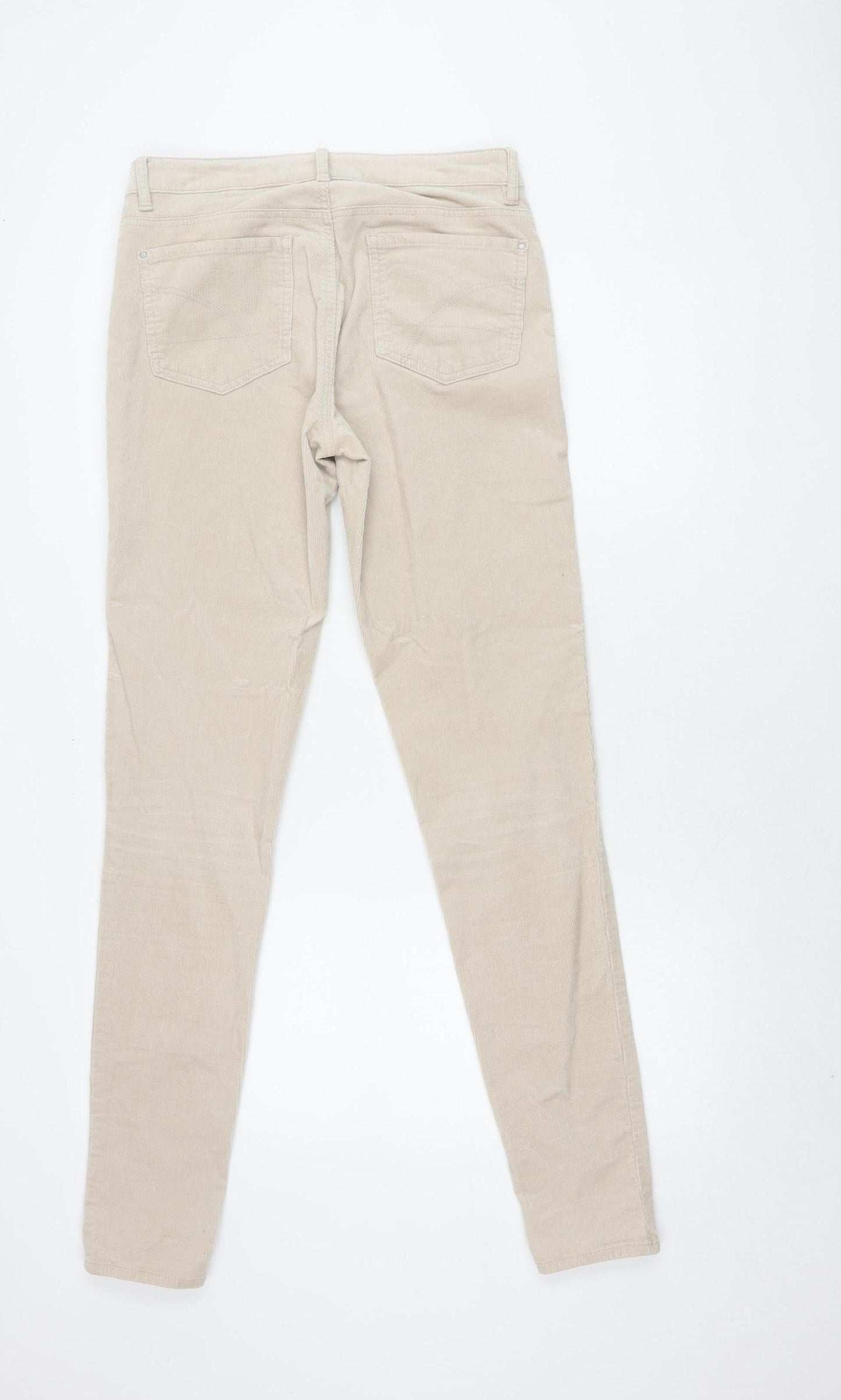 Long Tall Sally Women's Beige Straight Trousers Size 10