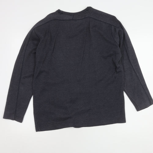 Thomas Nash Men's Grey Pullover Jumper, Size S