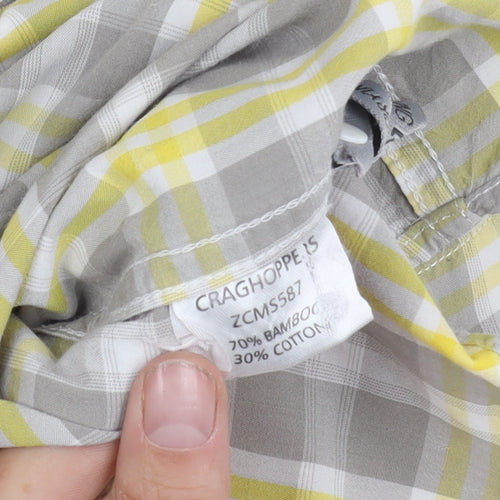 Craghoppers Men's Multicoloured Plaid Short Sleeve Shirt