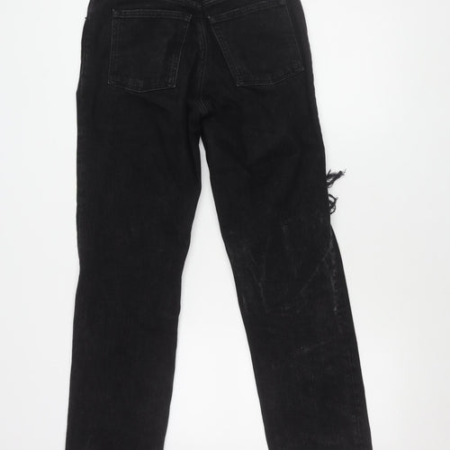 Abercrombie & Fitch Black Straight Low Rise Jeans Size 2