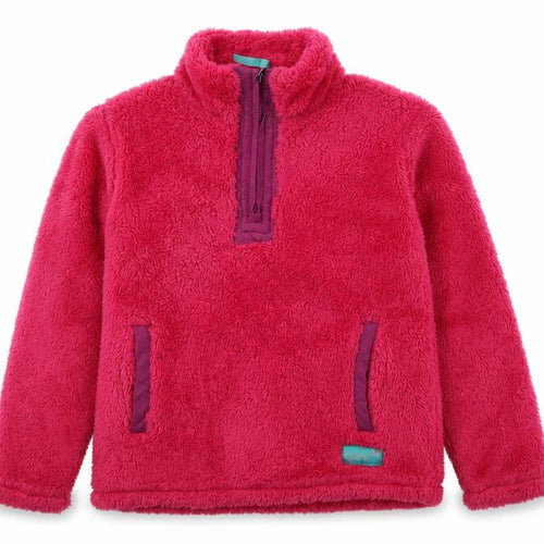 Gelert Girls Pink Fleece Pullover Sweatshirt, Size 11-12 Years