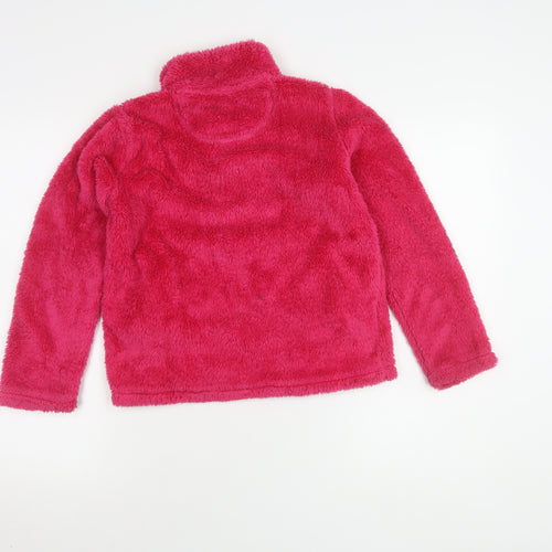 Gelert Girls Pink Fleece Pullover Sweatshirt, Size 11-12 Years