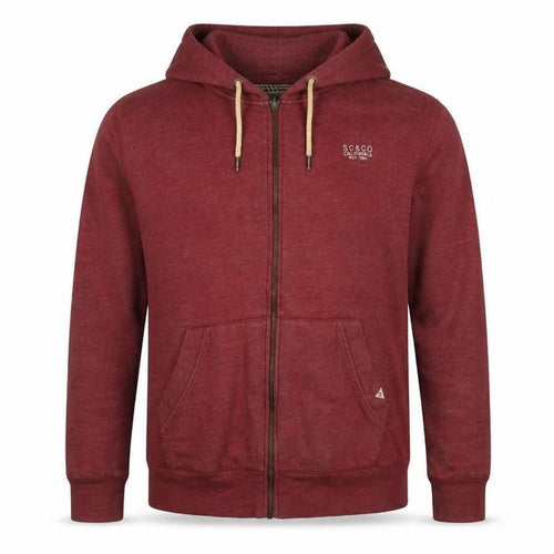 SoulCal & Co Men's Red Hooded Jacket XL Casual