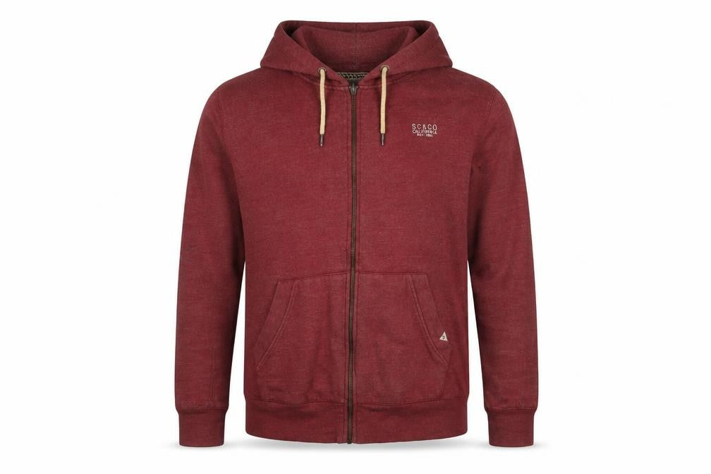 SoulCal & Co Men's Red Hooded Jacket XL Casual