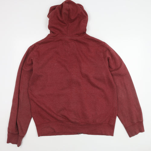 SoulCal & Co Men's Red Hooded Jacket XL Casual