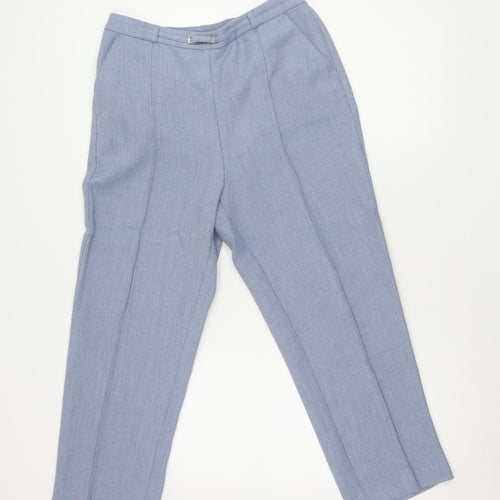 Honor Millburn Women's Blue Relaxed Trousers, Size 12