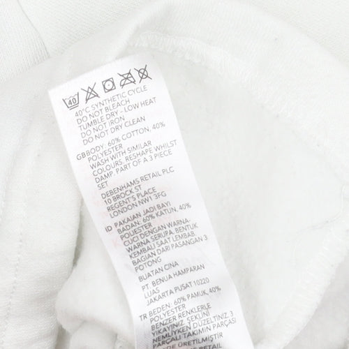Mantaray Unisex Baby Jumper 3-6 Months White Cotton Pullover