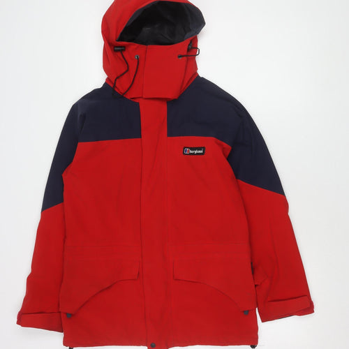 Berghaus Women's Red Waterproof Anorak Jacket Size 8