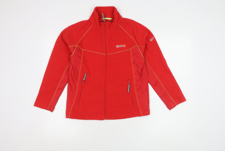 Regatta Girls Red Fleece Mid Jacket 11-12 Yrs