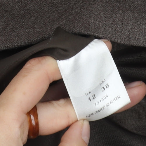Eastex Women's Brown Wool Blend Suit Jacket Size 12