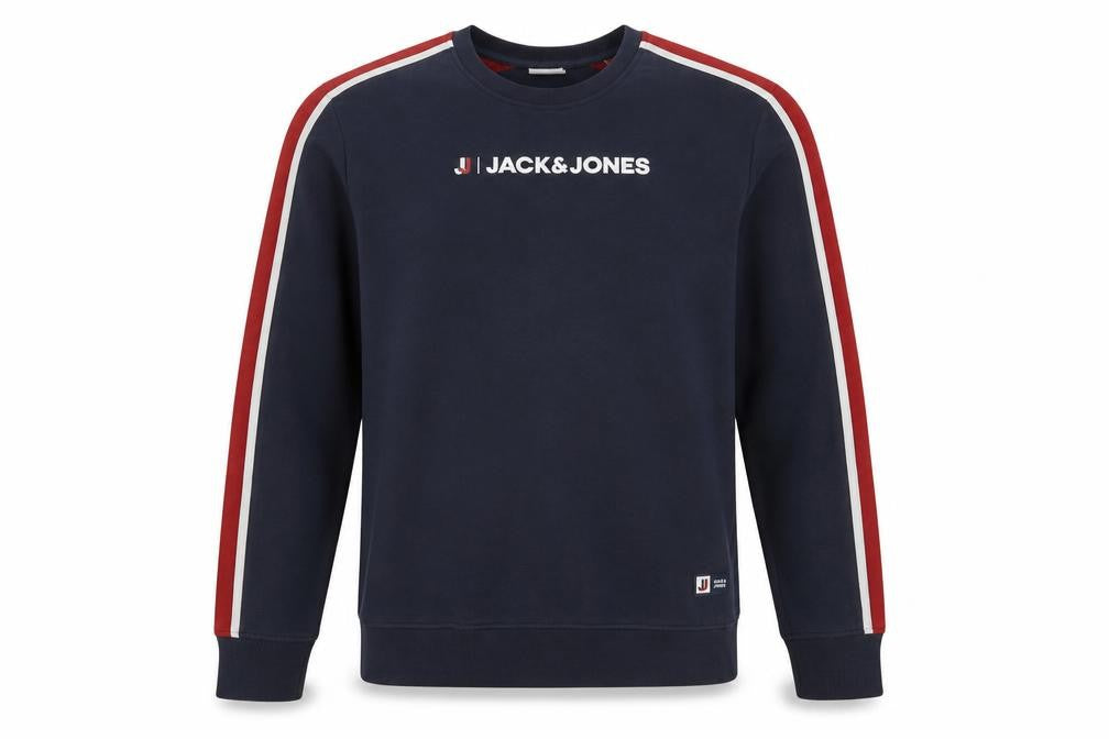 Front view of Jack & Jones Men's XL Blue jumper